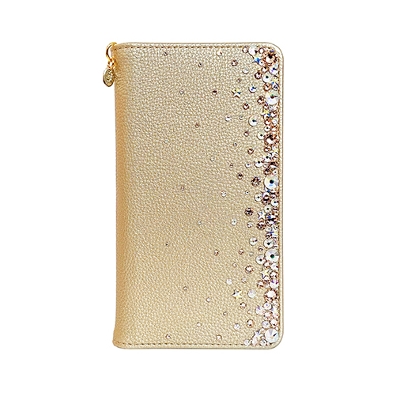 Smartphone Case L/Synthetic leather/Sparkling(Gold)