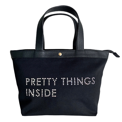 tote bag L/PRETTY THINGS INSIDE(Black2)